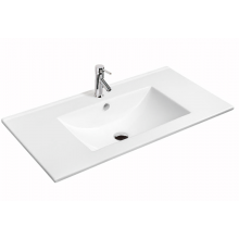 Раковина встраиваемая сверху Gid ceramic 9060e 71101 белый