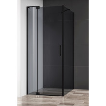 Душевой уголок Cezares Slider SLIDER-AH-1-100-80/90-GRIGIO-NERO 100х80 черный/серое