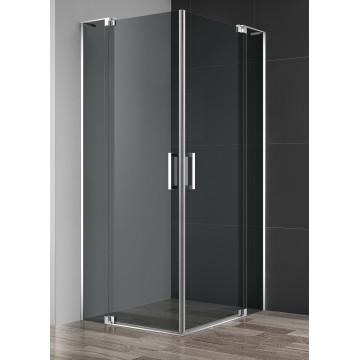 Душевой уголок Cezares Slider SLIDER-AH-2-80/90-90/100-GRIGIO-Cr 80х90 хром/графит