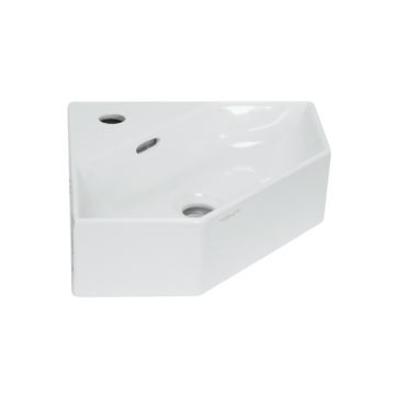 Раковина подвесная Sanita Luxe LINE 35 NEW WB.CR/Line/35-C/WHT.G/S1