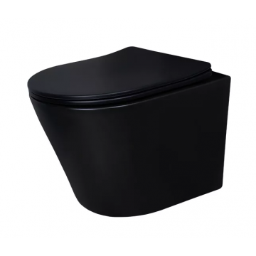 Подвесной унитаз Gid ceramic Tr2130bm 62205Y безободковый черный матовый