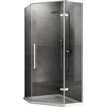 Душевой уголок Abber Ewiges Wasser AG05100 100х100 хром/прозрачное