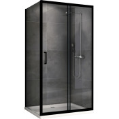 Душевой уголок Abber Schwarzer Diamant AG30160B-S90B 160х90 черный/прозрачное