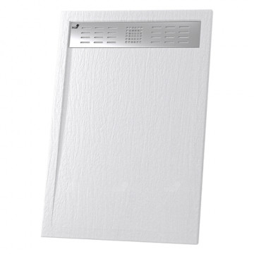 Душевой поддон прямоугольный RGW Stone Tray STM-129W белый 14202912-01 из искусственного камня