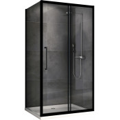 Душевой уголок Abber Schwarzer Diamant AG30170BH-S80B 170х80 черный/прозрачное