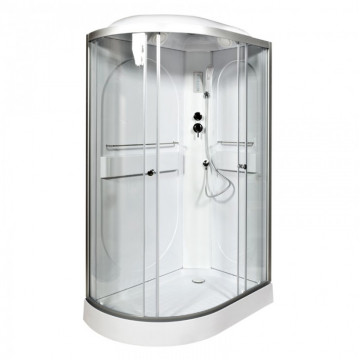 Душевая кабина Deto L 602 R с электрикой 120х80