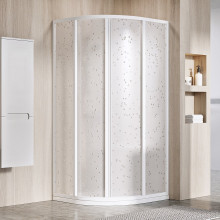Душевой уголок Ravak Supernova SKCP4 3114O10211 80х80 белый/pearl