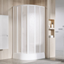 Душевой уголок Ravak Supernova SKKP6 3204O10211 80х80 белый/pearl
