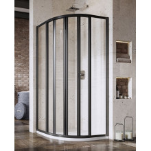 Душевой уголок Ravak Supernova SKKP6 3204O302Z1 80х80 черный/transparent