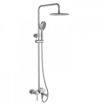 Душевая система WasserKRAFT A14201 никель
