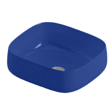 Раковина накладная Artceram Cognac Quadro COL007 16 00 blu zaffiro