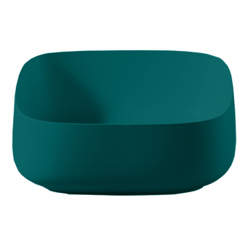Раковина накладная Artceram Cognac Quadro COL007 01 00 verde foresta