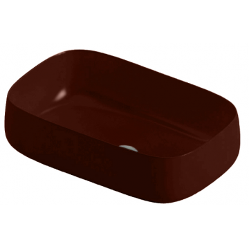 Раковина накладная Artceram Cognac Quadro COL008 39 00 cocoa