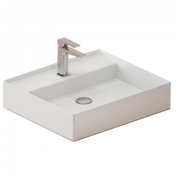 Раковина накладная Artceram Scalino SCL007 05 00 белый матовый