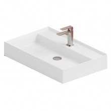 Раковина накладная Artceram Scalino SCL008 05 00 белый матовый