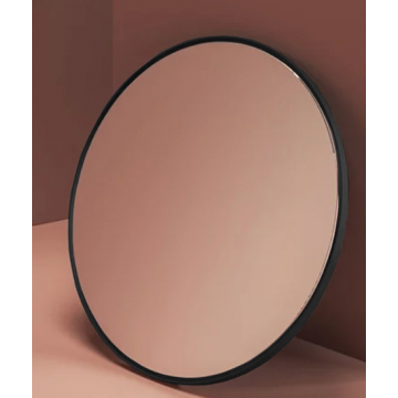 Зеркало Artceram ACS016 17 85x85 с LED-подсветкой черный матовый