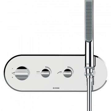 Смеситель для душа Bossini Apice Z00523.030 с термостатом хром