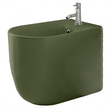 Биде напольное Kerasan Nolita 532011*1 verde muschio