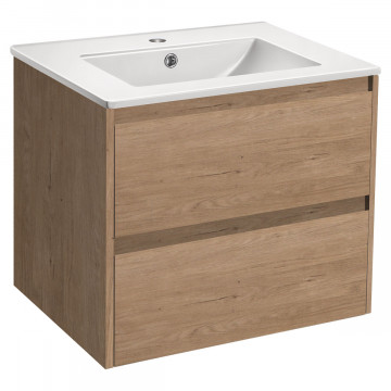 Тумба под раковину Vincea Gio 600 VMC-2G600NO N.Oak