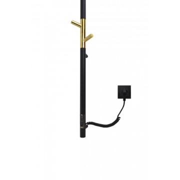 Полотенцесушитель электрический Vincea VTD-1DB1E 15х140 черный/золото