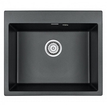 Мойка для кухни Paulmark Kante PM106052-BL 60х52 черный