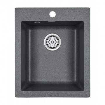 Мойка для кухни Paulmark Leer PM104249-DG 41х49 графит