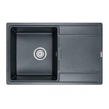 Мойка для кухни Paulmark Flugen PM217850-BLM 78х50 черный металлик