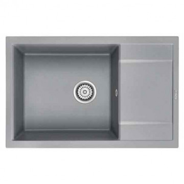 Мойка для кухни Paulmark Verlass PM317850-GRM 78х50 серый металлик