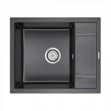 Мойка для кухни Paulmark Optimum PM216050-BL 60х50 черный