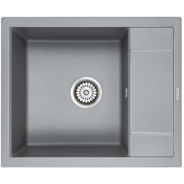 Мойка для кухни Paulmark Optimum PM216050-GRM 60х50 серый металлик