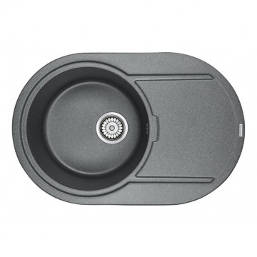 Мойка для кухни Paulmark Fittich PM317650-DG 76х50 графит