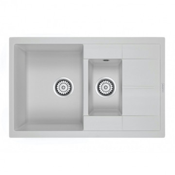 Мойка для кухни Paulmark Feste PM237850-WH 78х50 белый