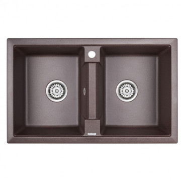 Мойка для кухни Paulmark Zwilling PM238150-CO 81х50 кофе