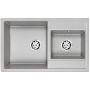 Мойка для кухни Paulmark Tandem PM238250-GR 82х50 серый