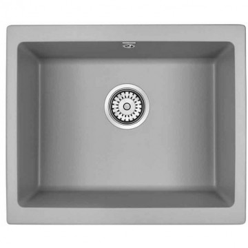 Мойка для кухни Paulmark Gera PM205546-GRM 55х46 серый металлик