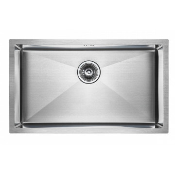 Мойка для кухни Paulmark Valde PM217444-BS 74х44 сталь