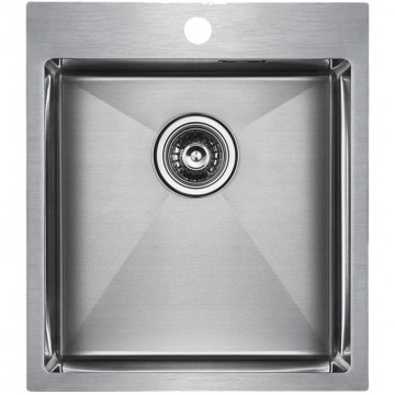 Мойка для кухни Paulmark Neckar PM804551-BS 45х51 сталь