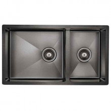 Мойка для кухни Paulmark Osser PM527844-GM 78х44 вороненая сталь