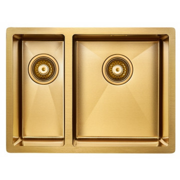 Мойка для кухни Paulmark Annex PM545944-BGR 59х44 золото