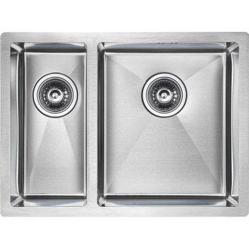 Мойка для кухни Paulmark Zusat PM225944-BSR 59х44 сталь
