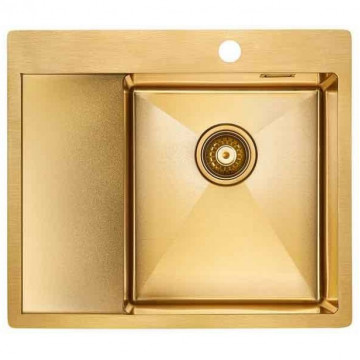 Мойка для кухни Paulmark Alster PM825951-BGR 59х51 золото