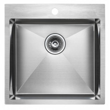 Мойка для кухни Paulmark Kroner PM215151-BS 51х51 сталь
