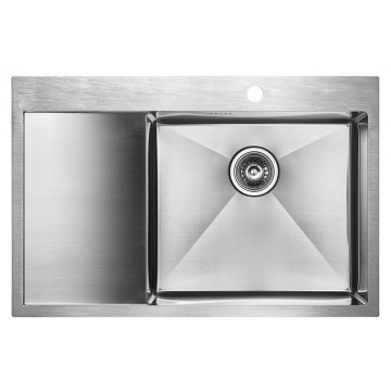 Мойка для кухни Paulmark Kroner PM217851-BSR 78х51 сталь