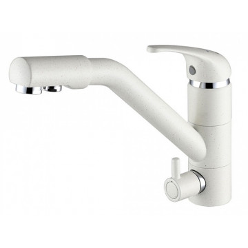 Смеситель для кухни Paulmark Hessen He213017-331 белый