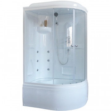 Душевая кабина Royal Bath RB8120BK2-T-L 120x80x217 левая (прозрачное)
