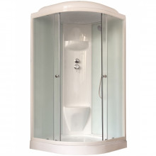 Душевая кабина Royal Bath RB90HK6-WC 90x90x217 белое/матовое стекло