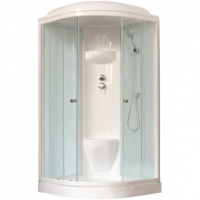 Душевая кабина Royal Bath RB90HK6-WT 90x90x217 белое/прозрачное стекло