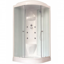 Душевая кабина Royal Bath RB90HK7-WC 90x90x217 белое/матовое стекло