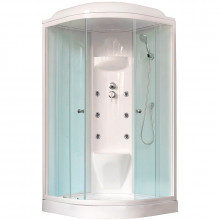 Душевая кабина Royal Bath RB90HK7-WT 90x90x217 белое/прозрачное стекло