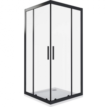 Душевые уголки Good Door Cofe CR-100-C-B КФ00007 100х100 черный/прозрачное